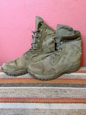 Belleville C320 Made in USA Combat Boots Tan Coyote Vibram Soles Mens 10.5 Wide